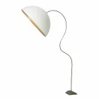 Lampadaire moderne H210cm In-es.artdesign Nébulite colorée Half Moon Viadurini