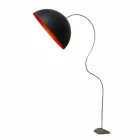 Lampadaire moderne H210cm In-es.artdesign Nébulite colorée Half Moon Viadurini
