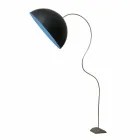 Lampadaire moderne H210cm In-es.artdesign Nébulite colorée Half Moon Viadurini