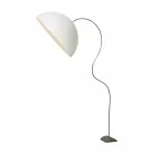 Lampadaire moderne H210cm In-es.artdesign Nébulite colorée Half Moon Viadurini