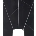 Lampadaire en bois et tissu de design Grilli Zarafa, made in Italy Viadurini