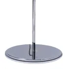 Lampadaire en verre à deux finitions et structure métallique, fabriqué en Italie - Brera Viadurini
