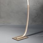 Lampadaire LED moderne à intensité variable en métal noir, doré ou blanc - Gondola Viadurini