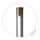 Lampadaire moderne en métal avec double éclairage fabriqué en Italie - Roman Viadurini