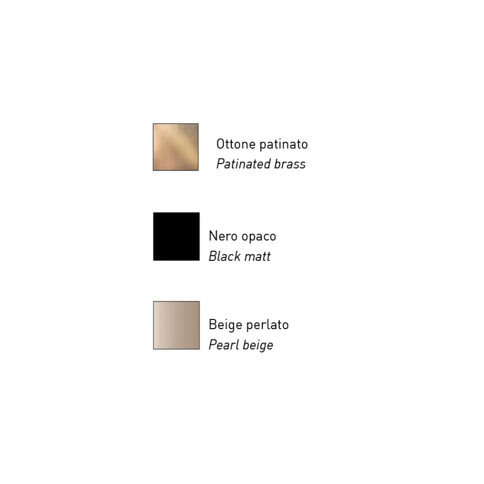 Lampadaire moderne en métal avec double éclairage fabriqué en Italie - Roman Viadurini