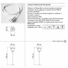 Lampadaire d'extérieur design moderne en forme de rose - Baby Love - Myyour Viadurini