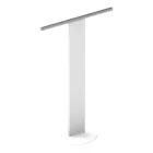 Porte-serviettes sur pied pour lavabo en aluminium blanc ou noir - Alcade Viadurini