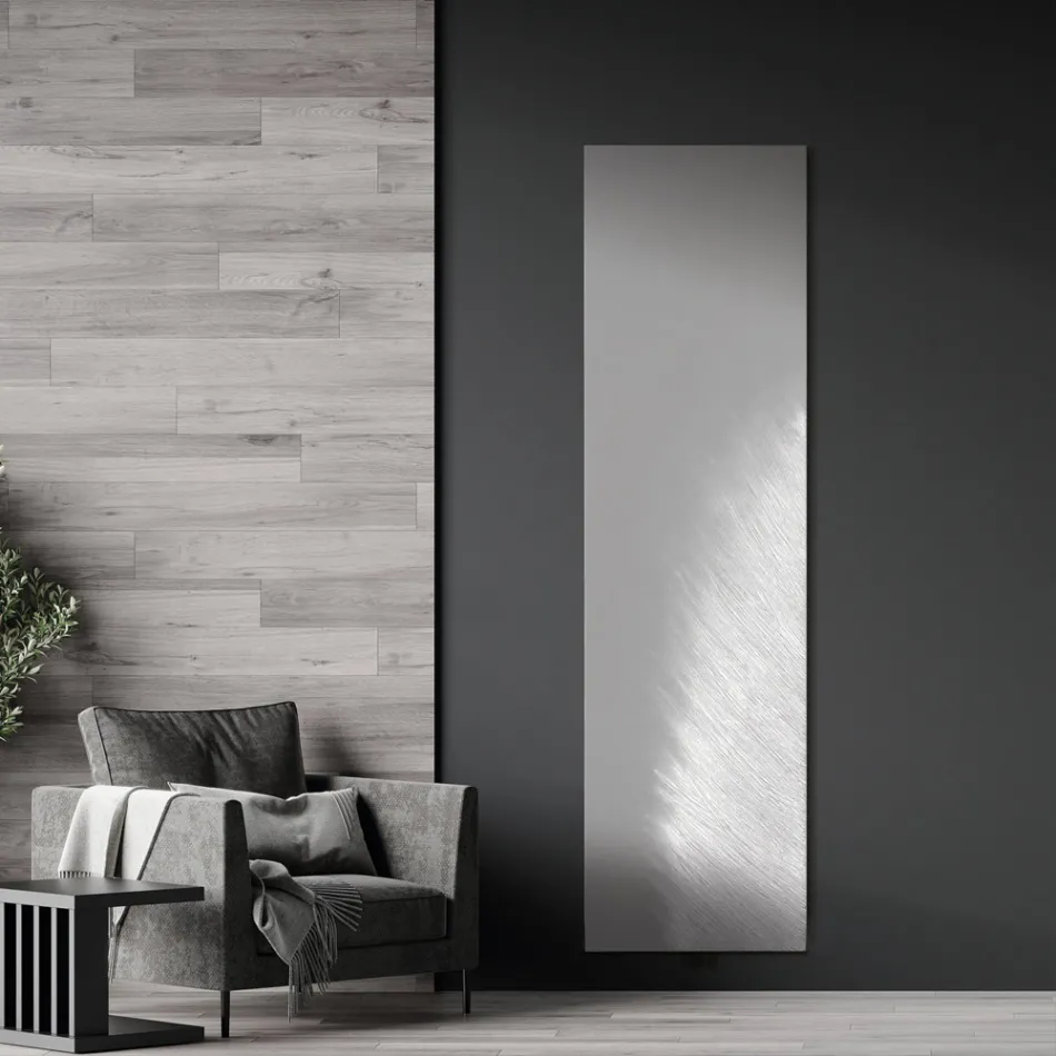 Plaque radiante électrique en basalte avec abat-jour design, fabriquée en Italie Viadurini