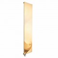 Plaque radiante électrique verticale au design moderne doré jusqu'à 1000 W - Glace