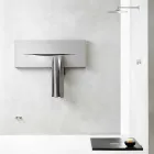 Plaque radiante hydraulique de conception horizontale en acier jusqu'à 820 W - Coupe Viadurini