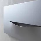 Plaque radiante hydraulique de conception horizontale en acier jusqu'à 820 W - Coupe Viadurini