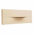 Plaque radiante hydraulique de conception horizontale en acier jusqu'à 820 W - Coupe Viadurini