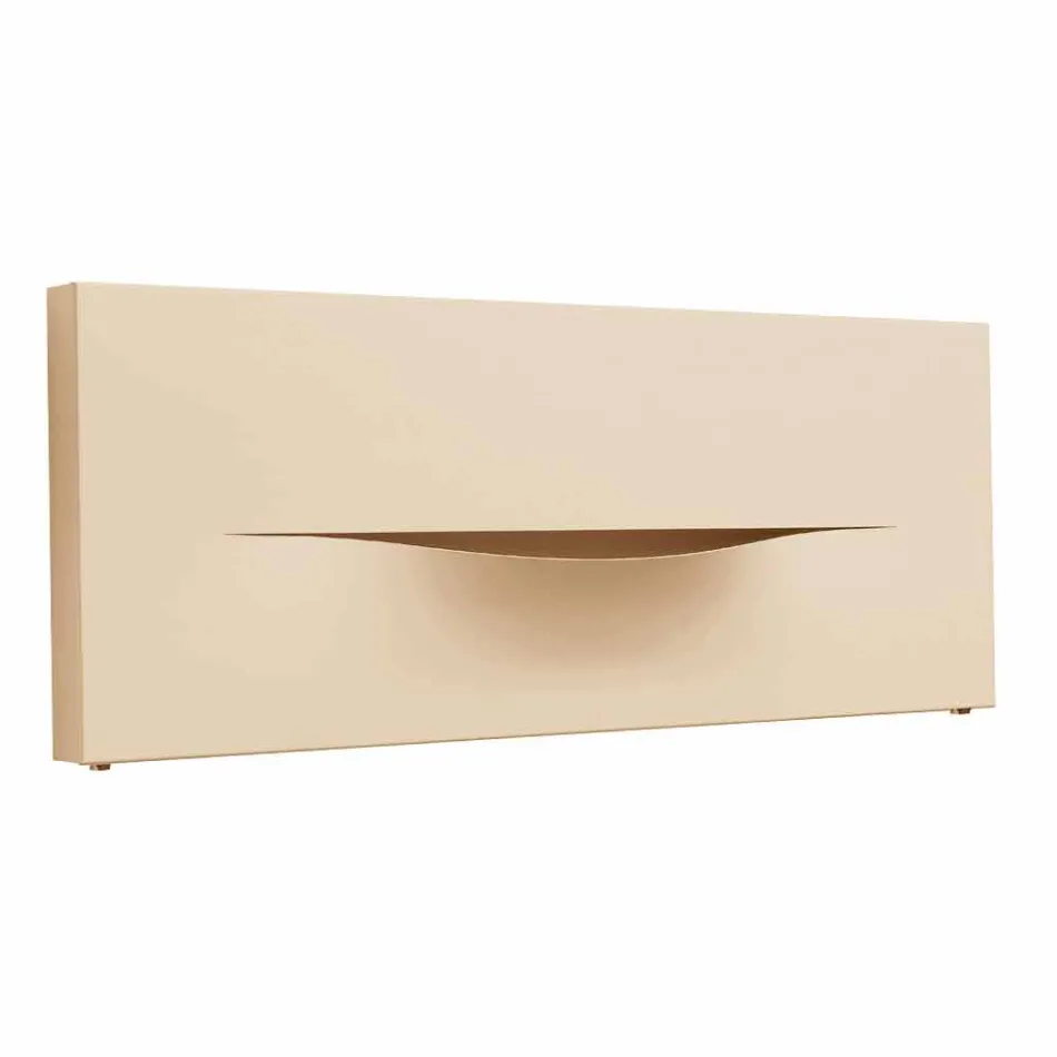 Plaque radiante hydraulique de conception horizontale en acier jusqu'à 820 W - Coupe Viadurini