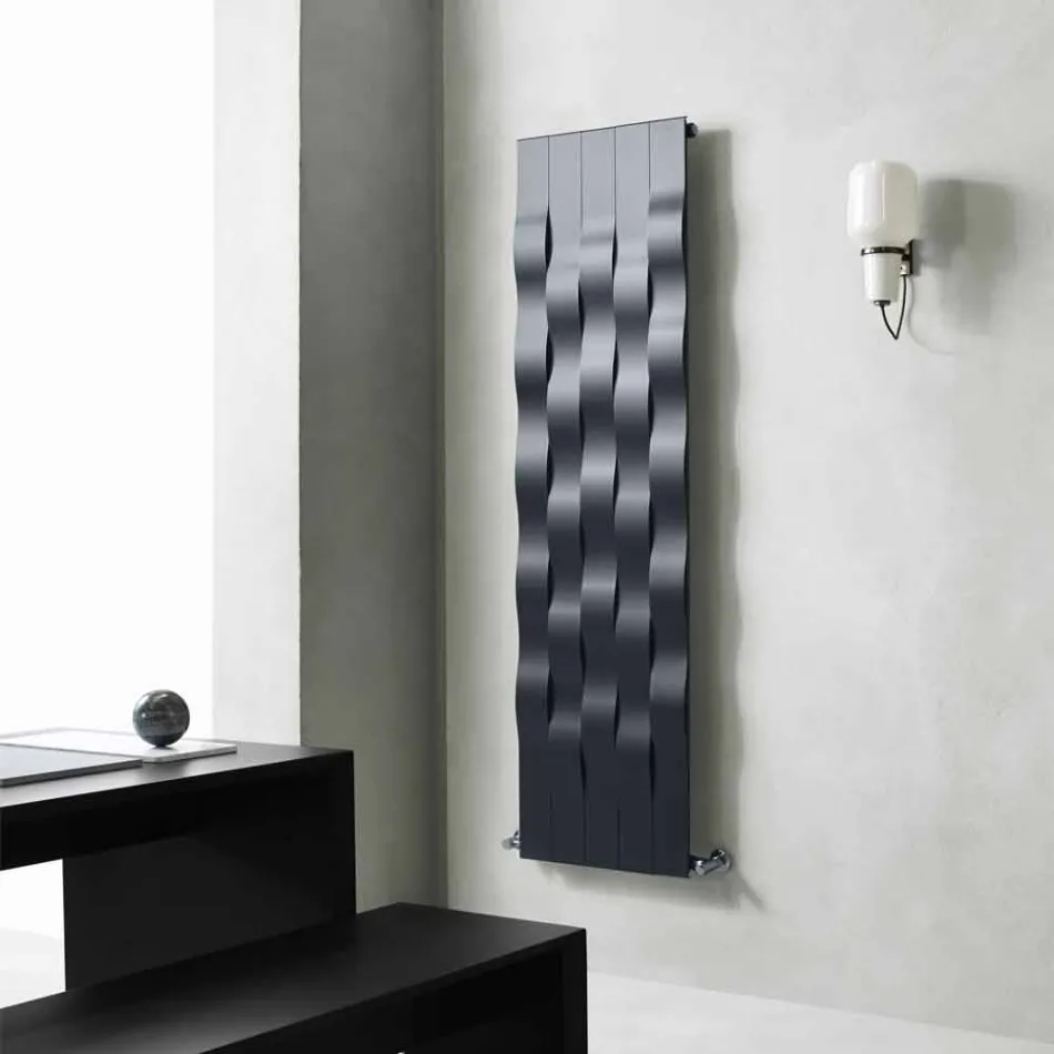 Plaque radiante en acier à 5 barres de conception verticale jusqu'à 1003 watts - River Viadurini