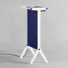 Plaque Radiante en Aluminium et Design Tissu Electrique et Coloré 150 W - Sam Viadurini