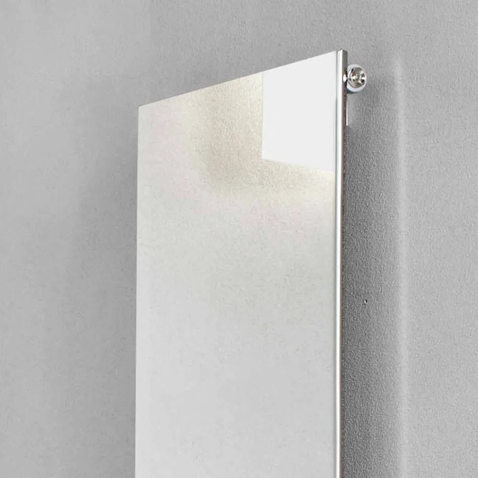Plaque radiante verticale en acier inoxydable Reflex Design moderne à 510 W - Glace Viadurini