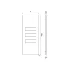 Plaque chauffante électrique en acier au carbone fabriquée en Italie - Confite Viadurini