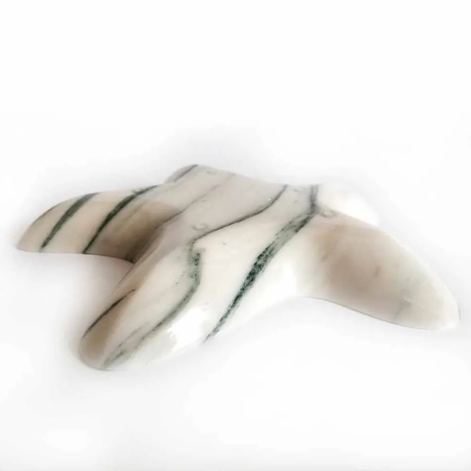 Soucoupe en marbre moderne en forme d'étoile de mer fabriquée en Italie - Ticcio Viadurini