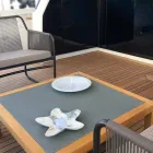 Soucoupe en marbre moderne en forme d'étoile de mer fabriquée en Italie - Ticcio Viadurini