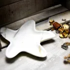 Soucoupe en marbre moderne en forme d'étoile de mer fabriquée en Italie - Ticcio Viadurini