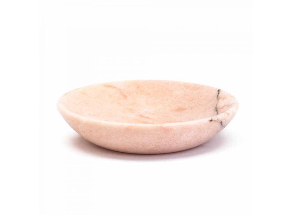 Assiette ronde moderne en marbre de différentes couleurs Made in Italy - Pin Viadurini