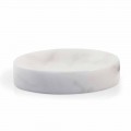 Porte-savon en marbre blanc de Carrare fabriqué en Italie - Sismo