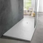 Receveur de douche au design moderne 160x80 en résine effet ardoise - Sommo Viadurini