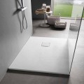 Receveur de Douche Rectangulaire Moderne 100x80 cm en Résine Effet Velours - Estimo