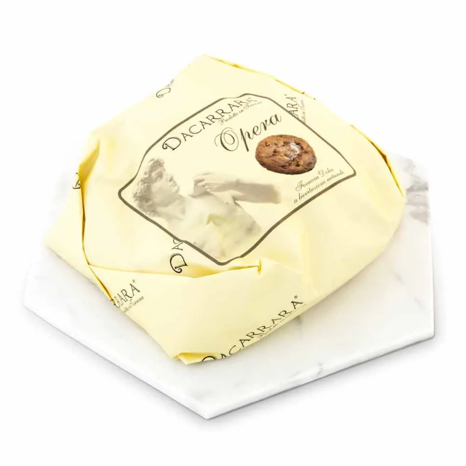 Assiette Hexagonale Design en Marbre de Carrare Blanc Fabriqué en Italie - Sintia Viadurini