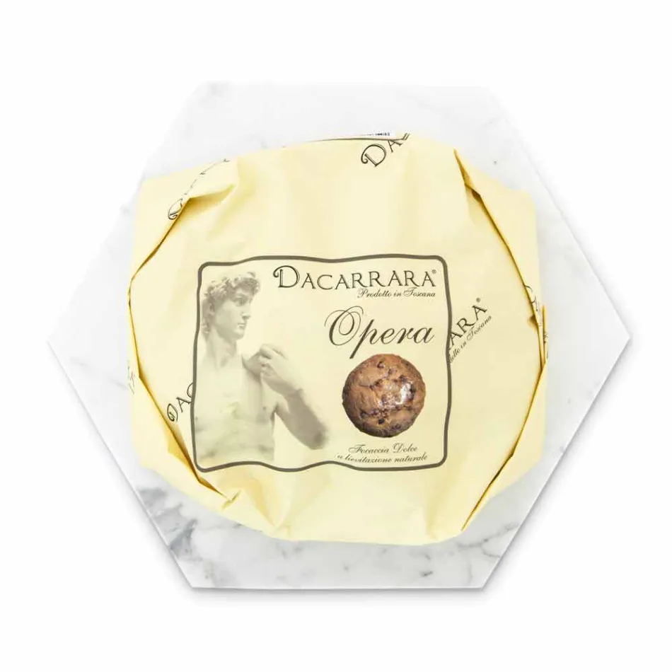 Assiette Hexagonale Design en Marbre de Carrare Blanc Fabriqué en Italie - Sintia Viadurini