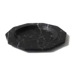 Assiette Plate en Marbre Satiné Diverses Finitions Design de Luxe Italien - Rhodium Viadurini