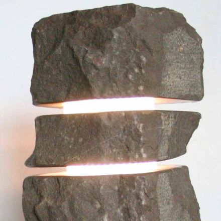 Marbre brillant Fior di Pesco Carnico avec 3 coupes Stonehenge Viadurini