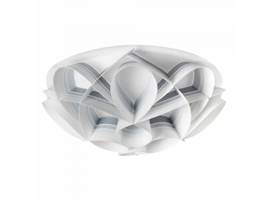 2 lumières de plafond design moderne, diamètre 43 cm, Lena, fabriqués en Italie Viadurini