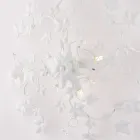 Plafonnier Orchidea à 6 lumières en métal et cristal, idéal pour les intérieurs raffinés. Viadurini