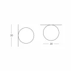 Plafonnier Slide Globo (Wall) en polyéthylène fabriqué en Italie Viadurini