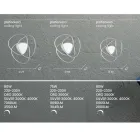 Plafonnier Applique LED en Métal Finition Or ou Argent - Rosella Viadurini