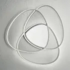 Plafonnier Applique LED en Métal Finition Or ou Argent - Rosella Viadurini