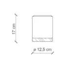 Plafonnier artisanal en bois et céramique de style nordique - Nateca Viadurini