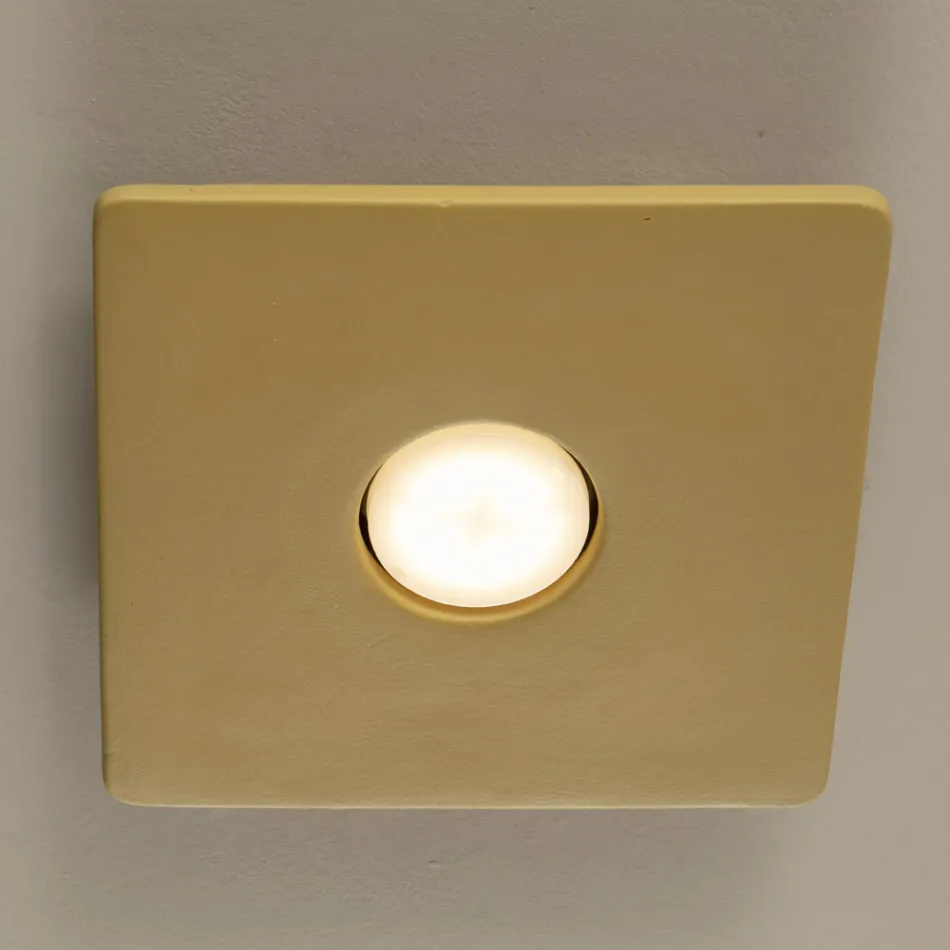 Plafonnier artisanal en majolique toscane Made in Italy - Toscot Vivaldi Viadurini