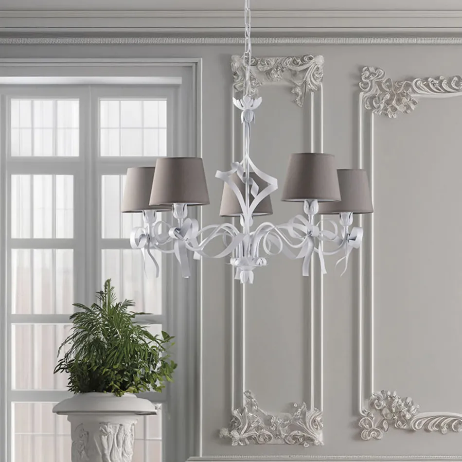 Plafonnier LED blanc pour illuminer des espaces modernes et épurés – Dalia Viadurini