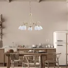 Plafonnier LED blanc pour un éclairage intérieur élégant – Cosmo Viadurini
