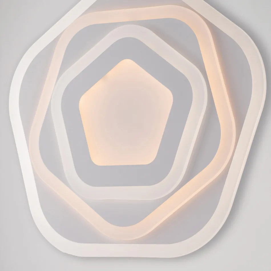 Plafonnier LED blanc pour éclairage intérieur - Vega Viadurini