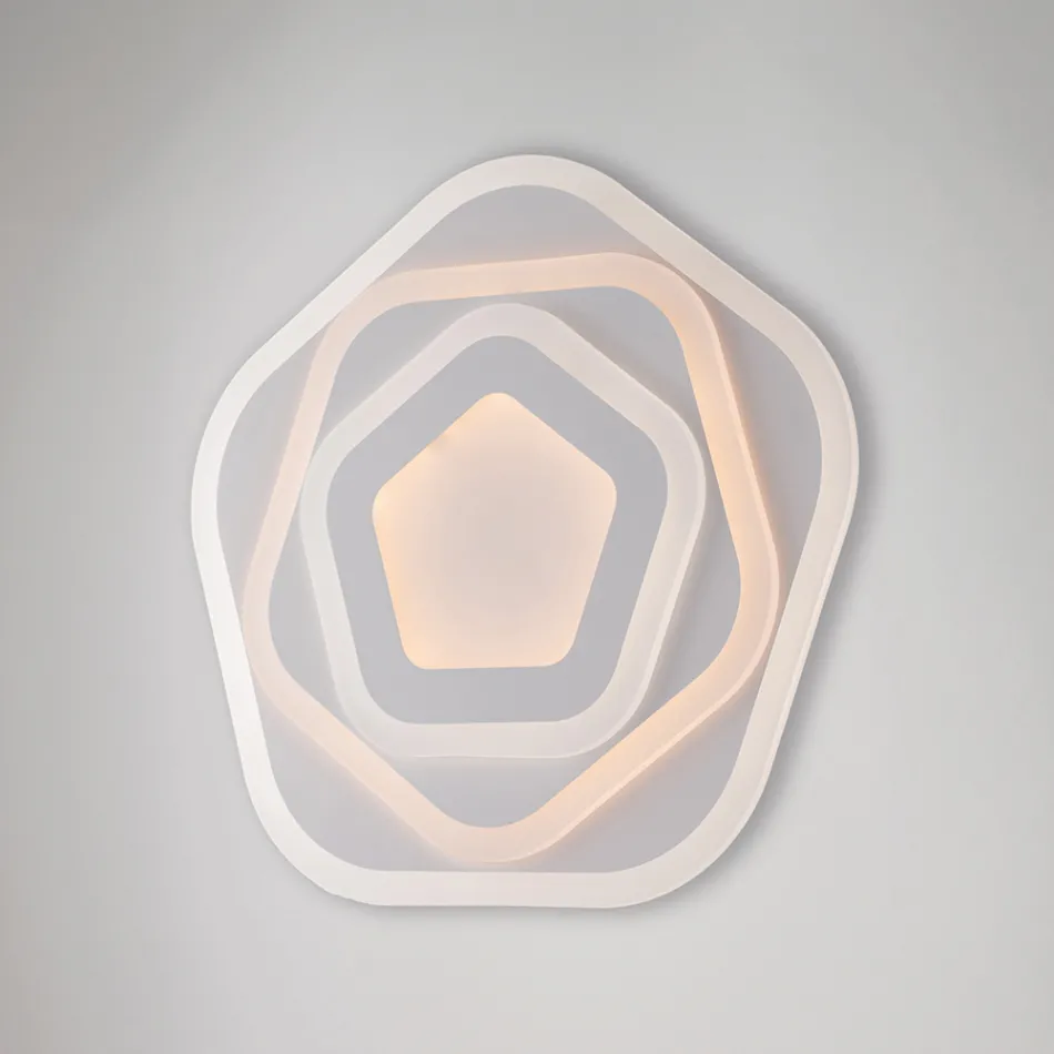 Plafonnier LED blanc pour éclairage intérieur - Vega Viadurini