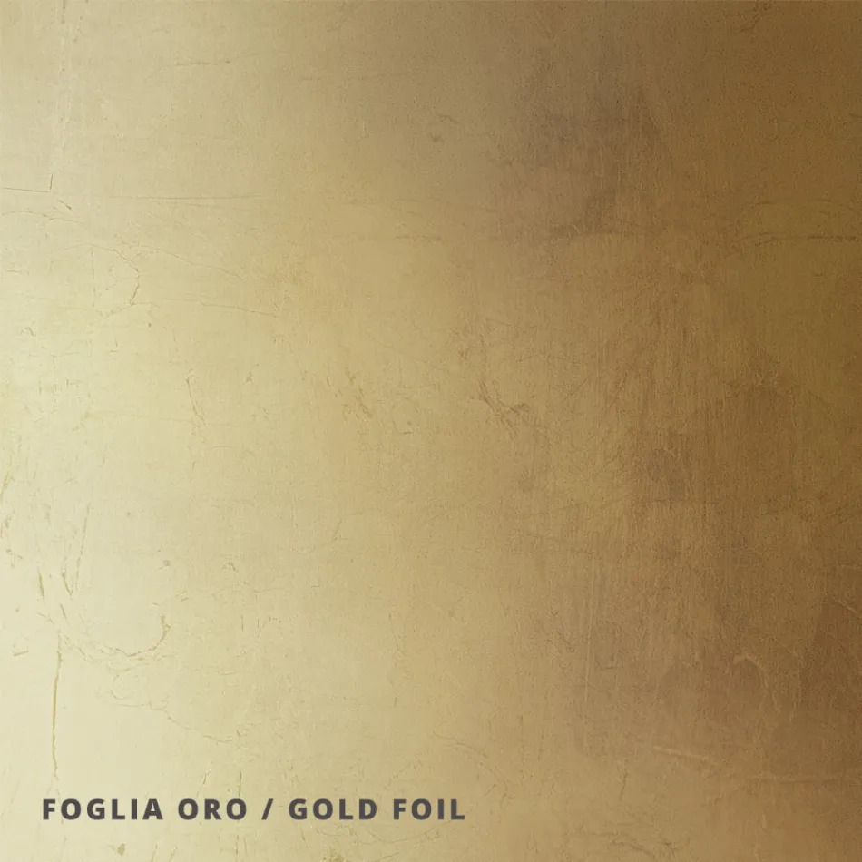 Plafonnier avec plaque de verre plate et rabattable, fabriqué en Italie - Kora Viadurini