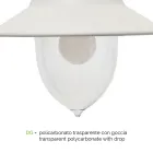 Plafonnier d'extérieur en aluminium Made in Italy Style Vintage - Cassandra Viadurini