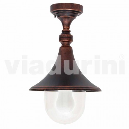 Plafonnier de jardin en aluminium moulé sous pression fabriqué en Italie, Anusca Viadurini