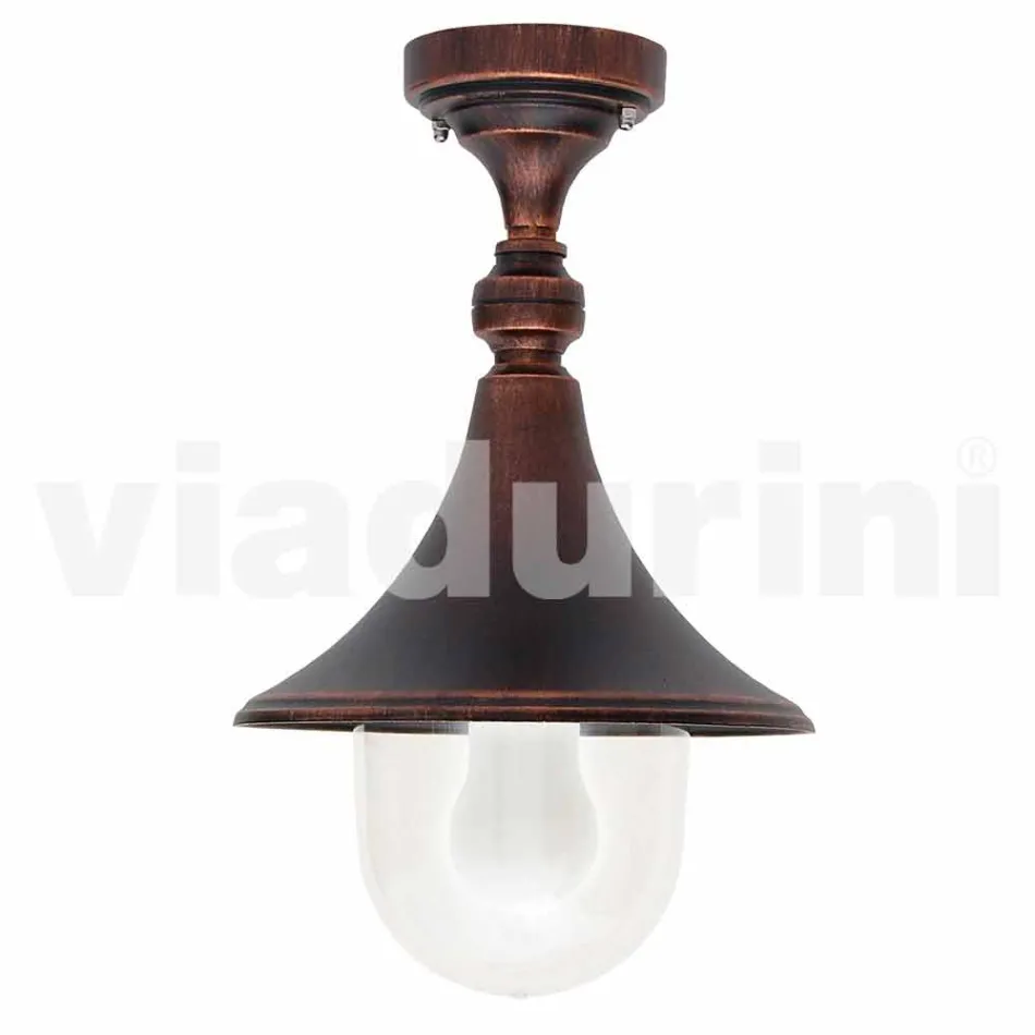 Plafonnier de jardin en aluminium moulé sous pression fabriqué en Italie, Anusca Viadurini