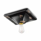 Plafonnier style rétro en céramique Karen Ferroluce Viadurini