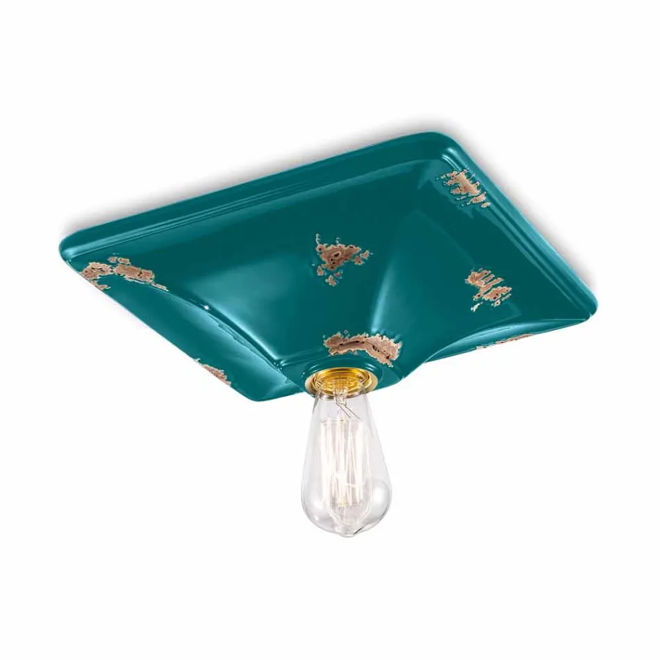 Plafonnier style rétro en céramique Karen Ferroluce Viadurini