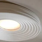 Plafonnier de salon de design moderne en plâtre blanc mat - Réglisse Viadurini